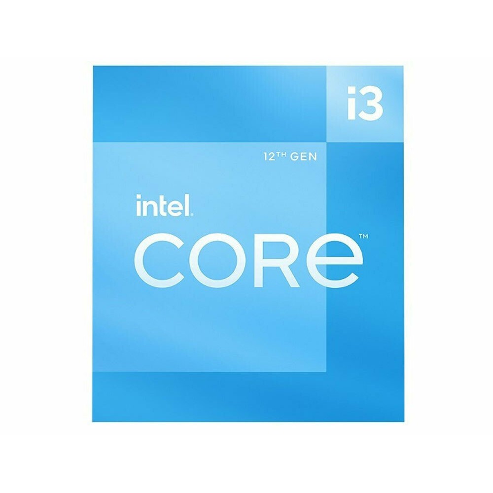 INTEL CPU Core i3-12100F, 4 Cores, 3.30GHz, 12MB Cache, LGA1700
