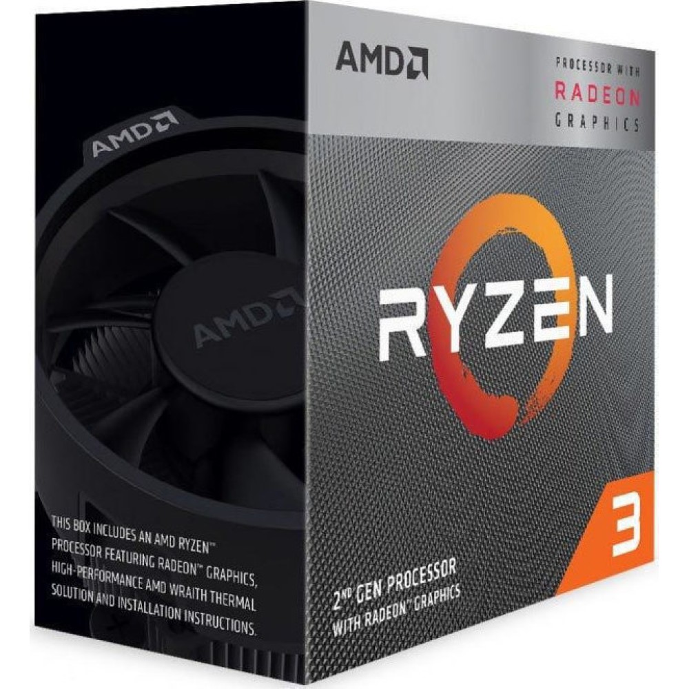 AMD RYZEN 3 3200  3.60/4.00GHz 04C/04T 65W 06MB AM4 VEGA11