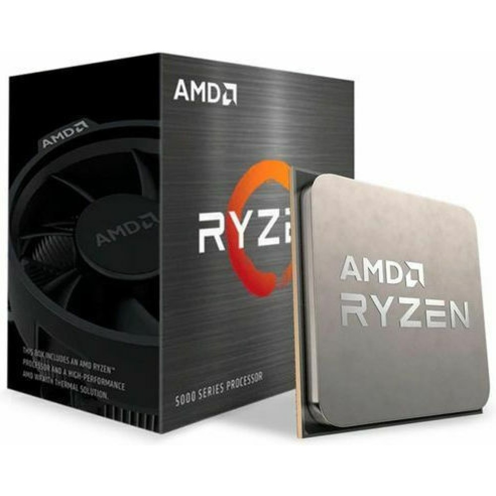 Επεξεργαστής AMD RYZEN 5 5600X3 Box AM4 (3,70Hz) with Wraith Spire cooler (100-100000065BOX) (AMDRYZ5-5600X)
