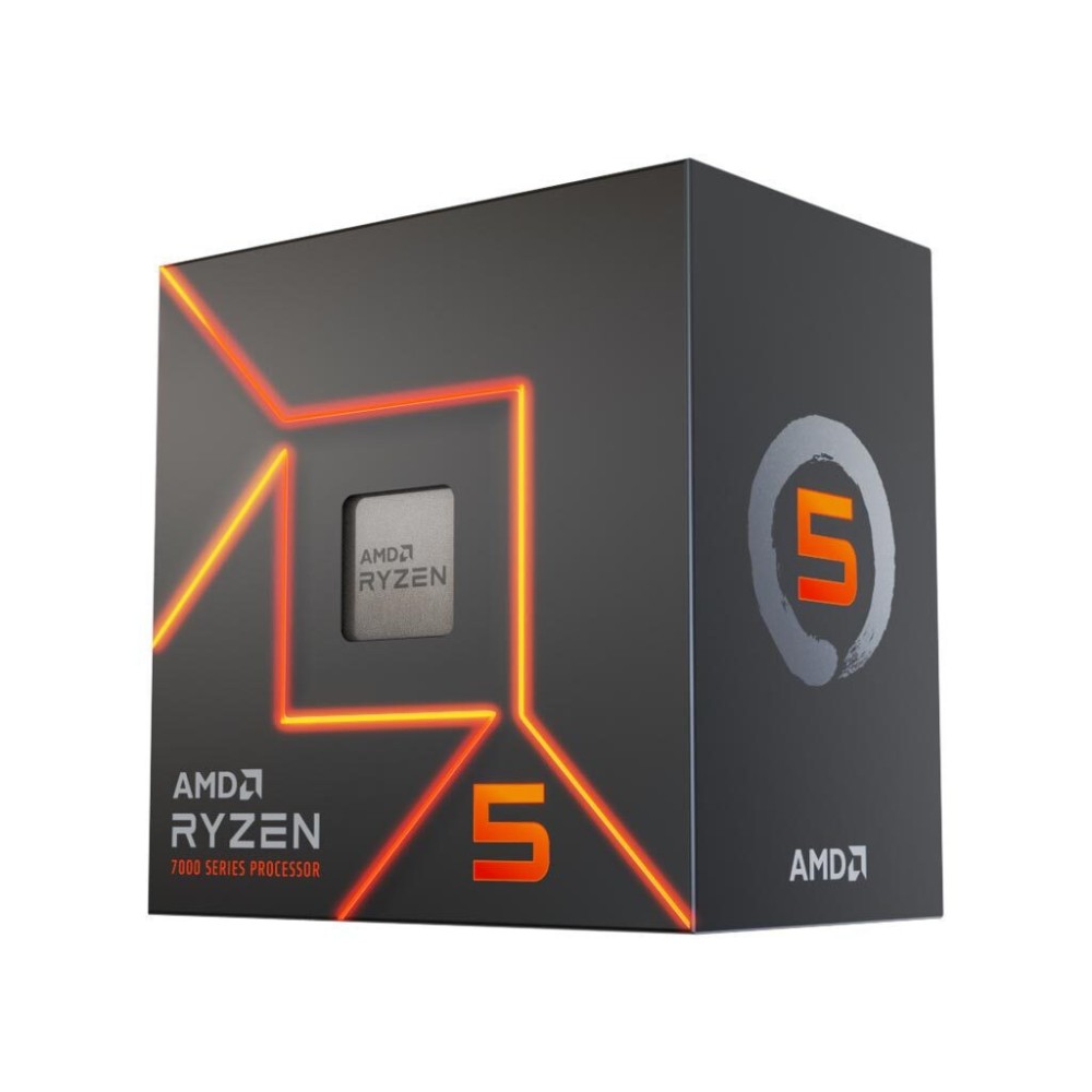 Επεξεργαστής AMD Ryzen 5 7600 Box AM5 (3.8GHz) (100-100001015BOX) (AMDRYZ5-7600)
