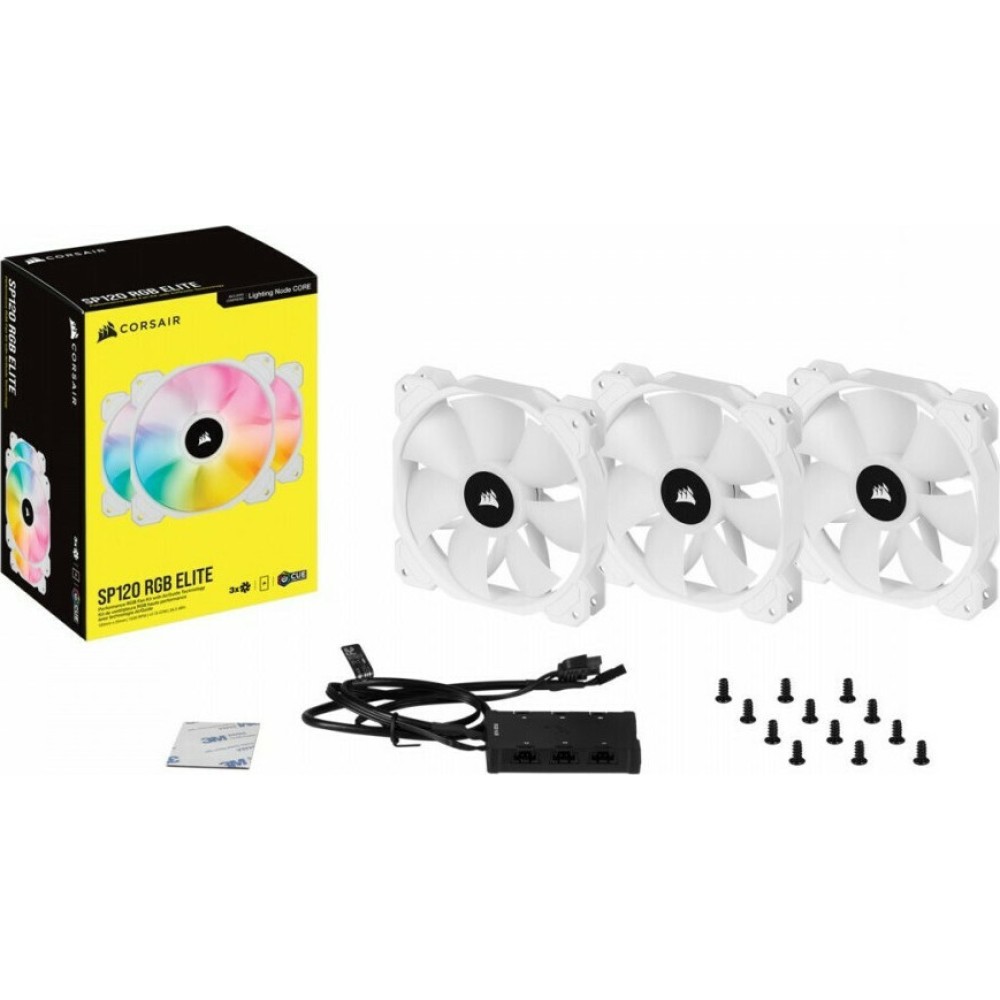 CORSAIR FAN SP120 RGB ELITE WH (AirGu TR