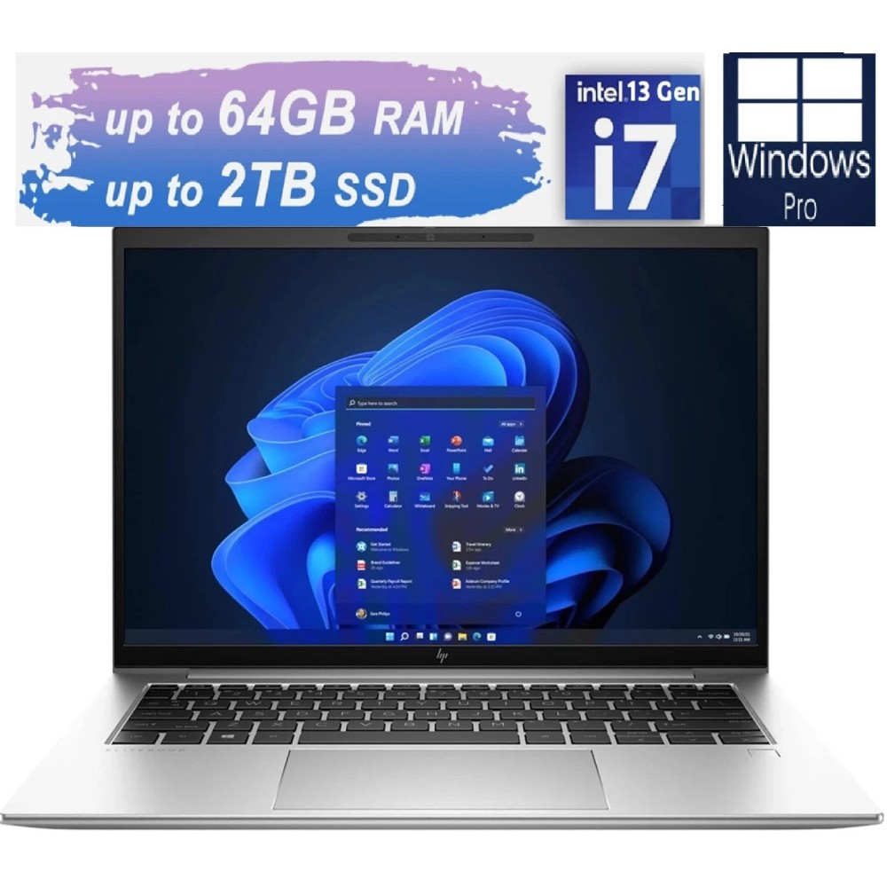 HP Laptop EliteBook 840R G4, Refurbished Grade B, i5-7200U, 16/512GB M.2, 14