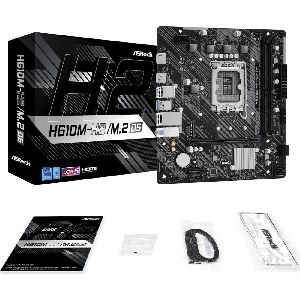 ASRock H610M-H2/M.2 D5 Motherboard Micro ATX με Intel 1700 Socket