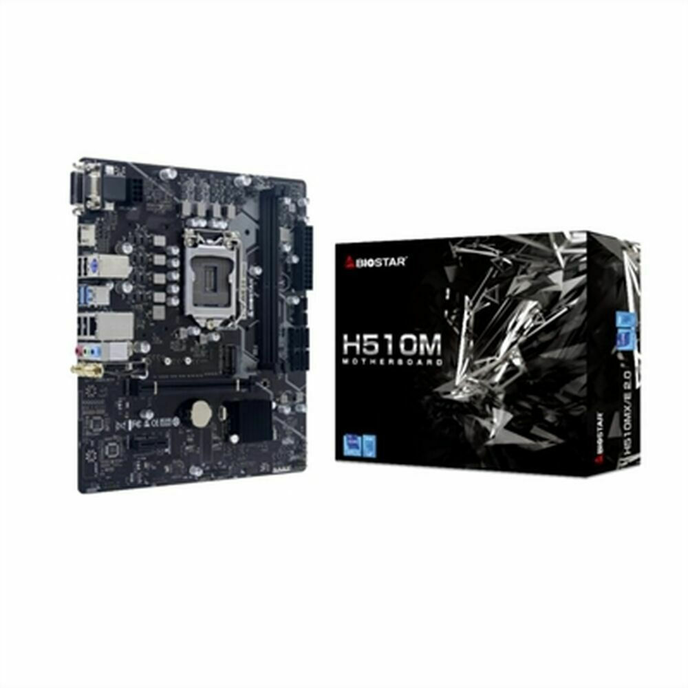 BIOSTAR μητρική H510MX/E 2.0, 2x DDR4, s1200, USB 3.2, uATX, GbE, Ver. 6.2