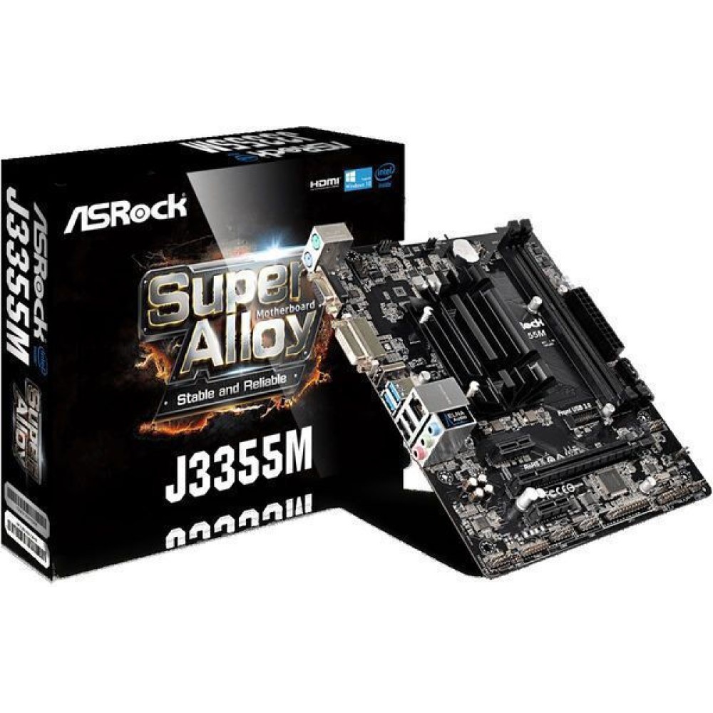 ASRock J3355M SoC Motherboard Micro ATX με Intel BGA1296 Socket