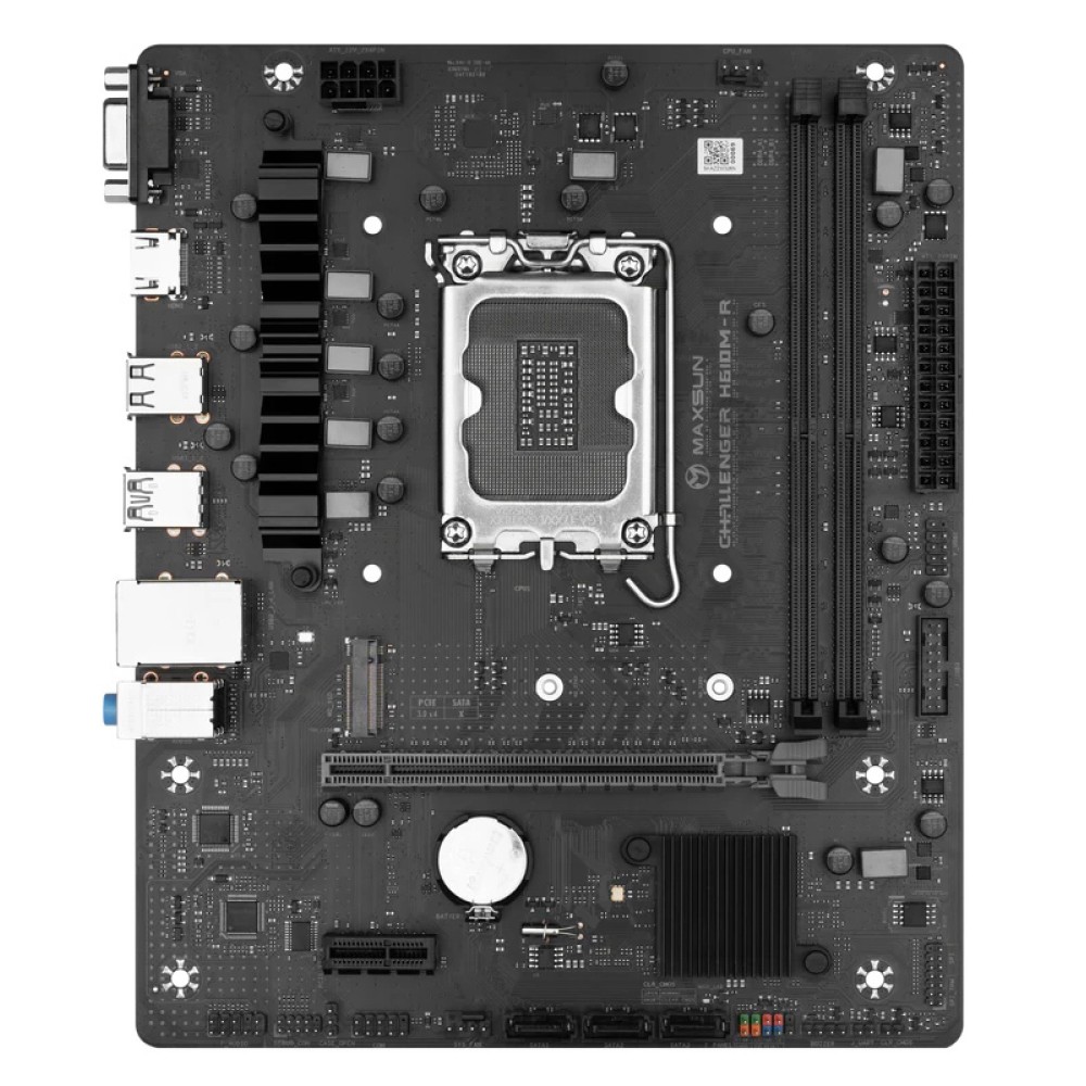 MAXSUN μητρική Challenger H610M-R V2, 2x DDR4, s1700, USB 3.2, 1G LAN, M-ATX