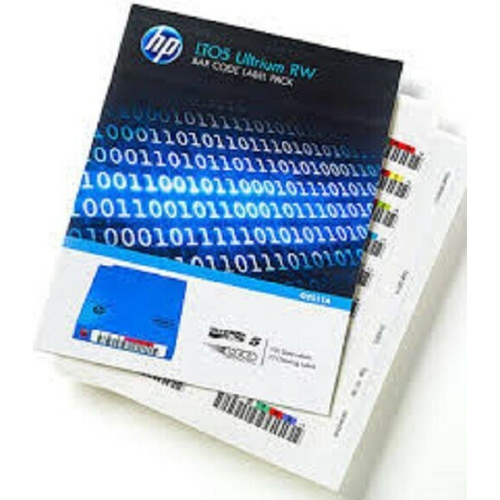 Tape HP LTO-6 RW Label HP BarCode Pack