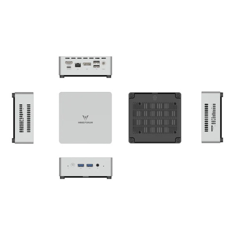 MINISFORUM mini PC UN100L, Intel CPU N100, 16/512GB SSD, Windows 11 Pro
