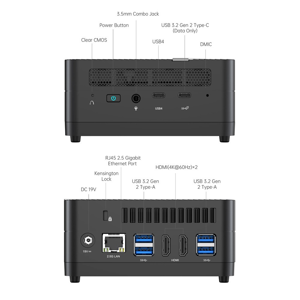MINISFORUM mini PC UM690S, AMD 6900HX, 16/512GB SSD, Windows 11 Pro