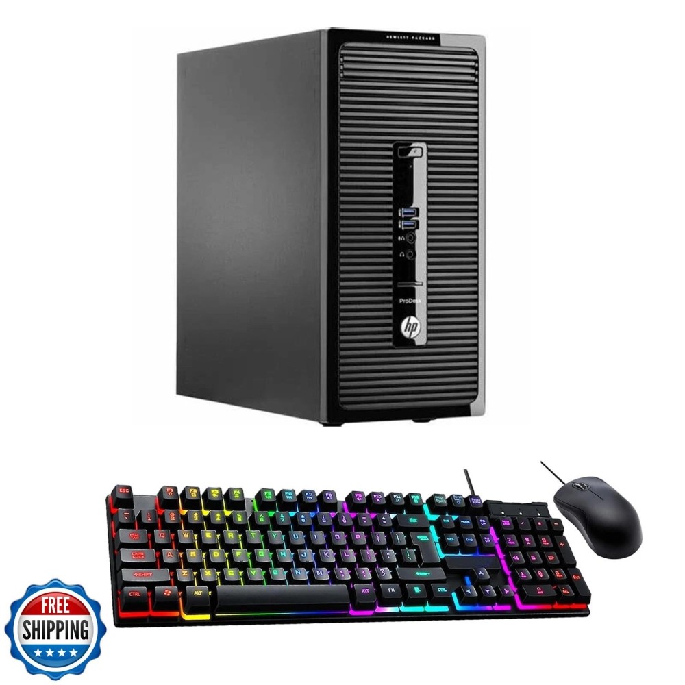 HP PC ProDesk 600 G2 MT, Refurbished Grade A Repainted, i5-6400, 8GB, 240GB SSD, FreeDOS