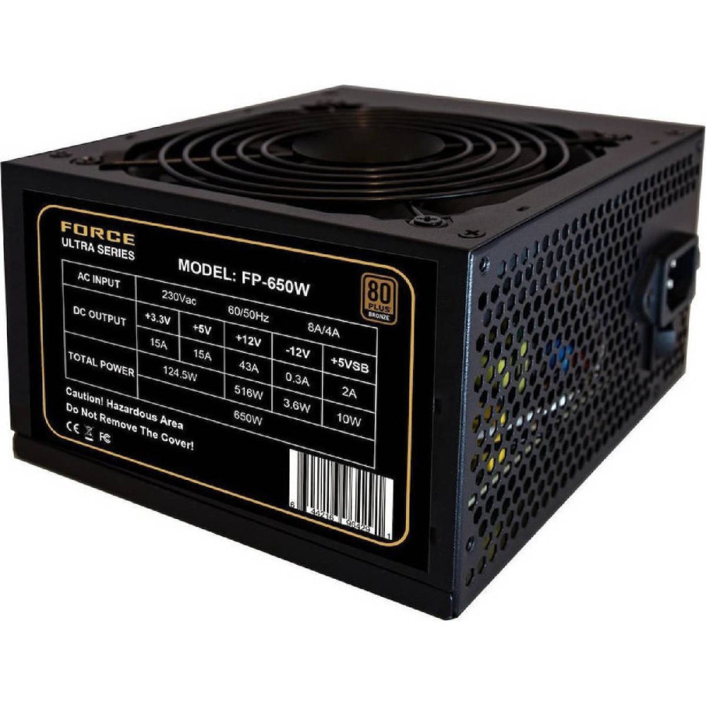 FORCE ULTRA SERIES PSU 0650W,  ATX, 120MM, APFC, 80+ BRONZE