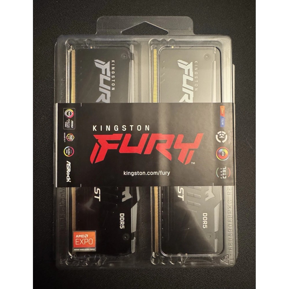 32GB 6000MT/s DDR5 DIM FURY Bst RGB EXPO