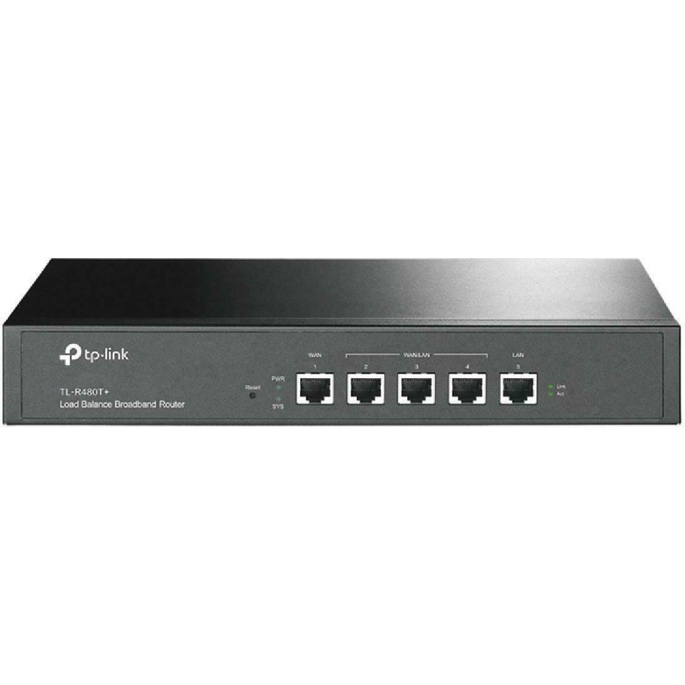 TP-LINK load balance broadband router TL-R480T+, 5x Ethernet port, Ver 9