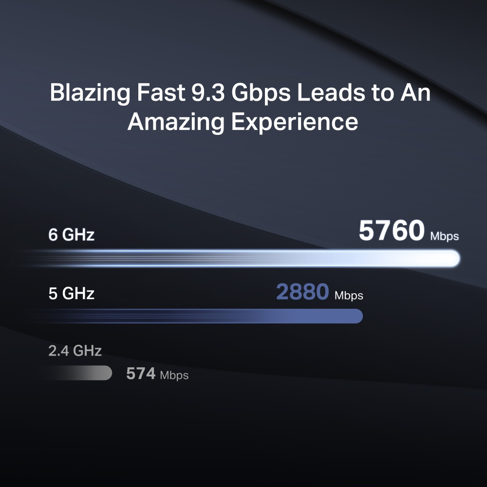 Mercusys BE9300 Tri-Band Wi-Fi 7 Router (MR47BE) (MERMR47BE)