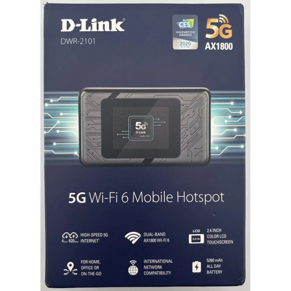 D-Link 5G Wi-Fi 6 Mobile Hotspot DWR-2101