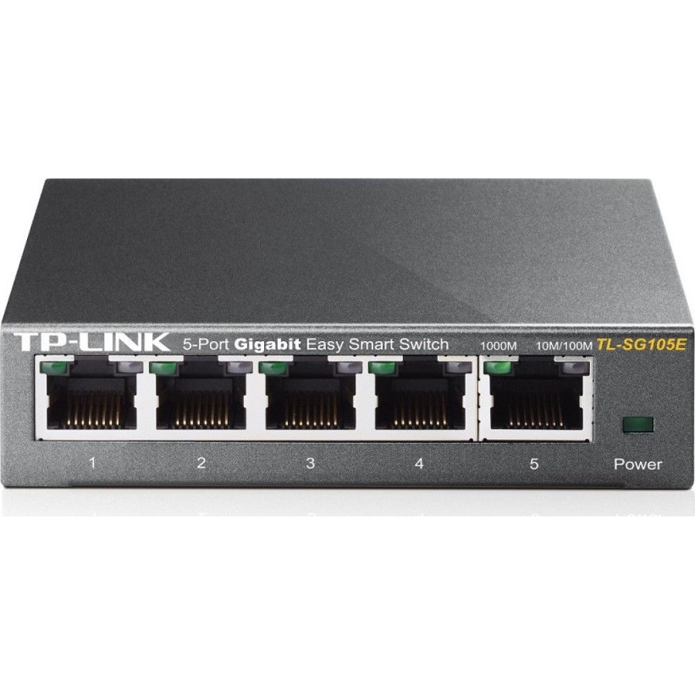 TP-LINK  Easy Smart Switch TL-SG105E,  5-Port Gigabit, Ver. 5.0
