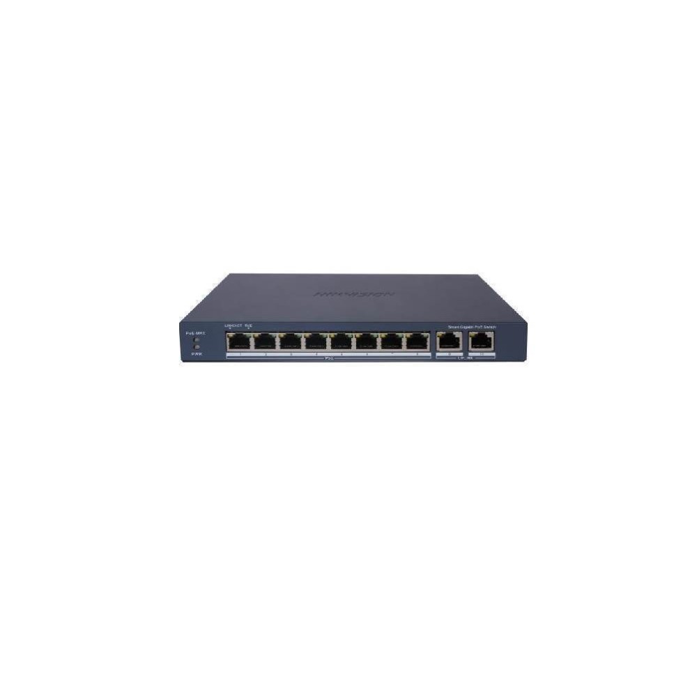 Hikvision 10 Port Unmanaged PoE Switch L2 Series (DS-3E1510P-EIV2) (HKVDS-3E1510P-EIV2)