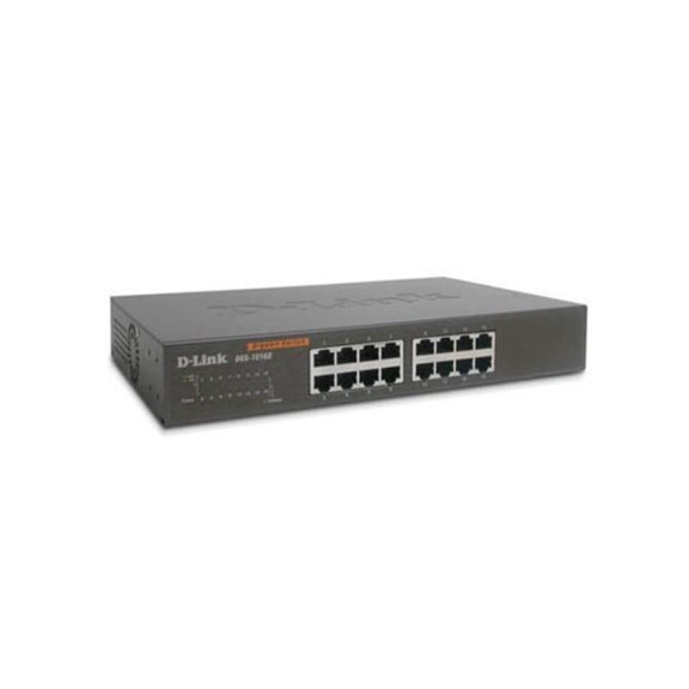 D-Link 16-Port Gigabit Unmanaged Desktop Switch (DGS-1016D)