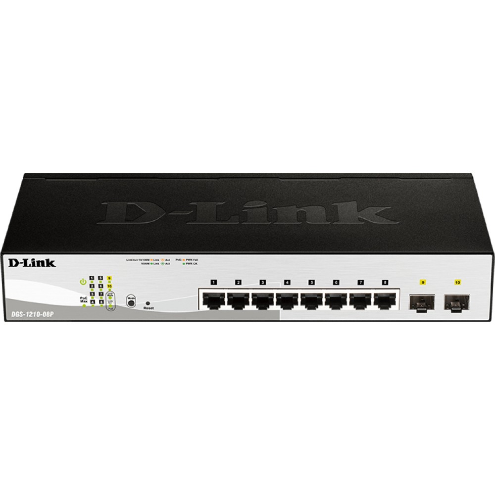 SWITCH D-LINK DGS-1210-08P
