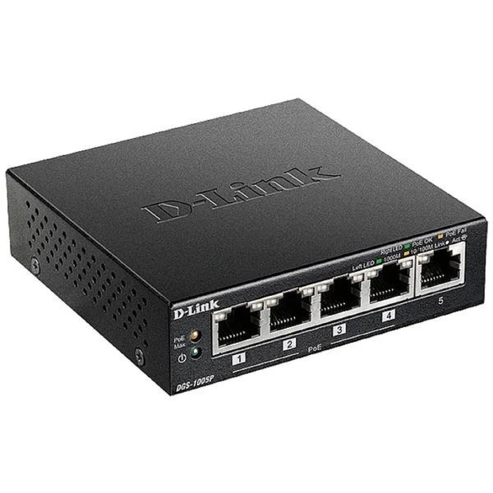5-Port Desktop Gigabit PoE+ Switch