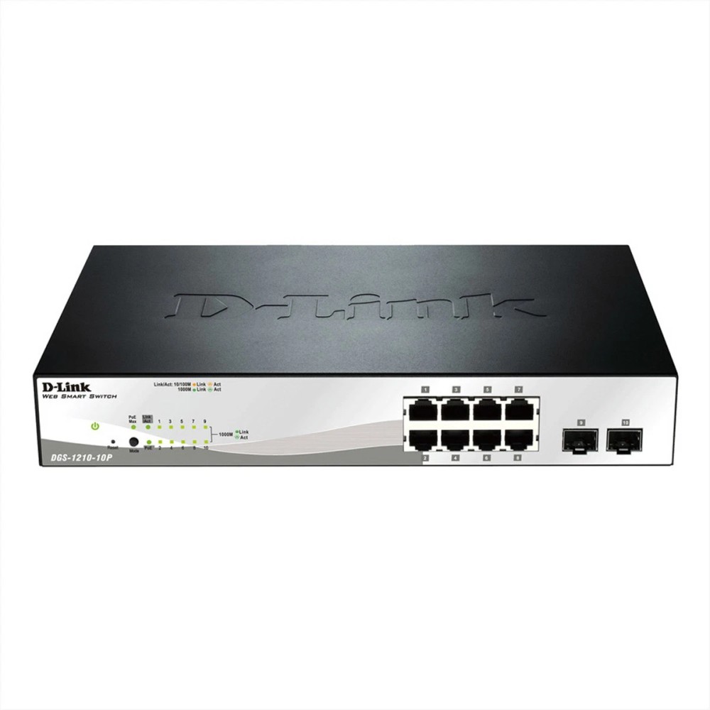 D-Link 10-port Smart Managed Gigabit Switch (DGS-1210-10P)