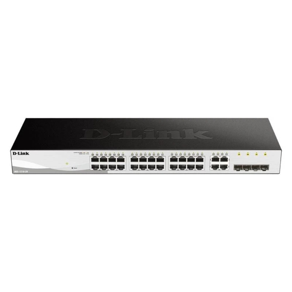 D-Link Switch 28-port Smart+ Managed Gigabit (DGS-1210-28)