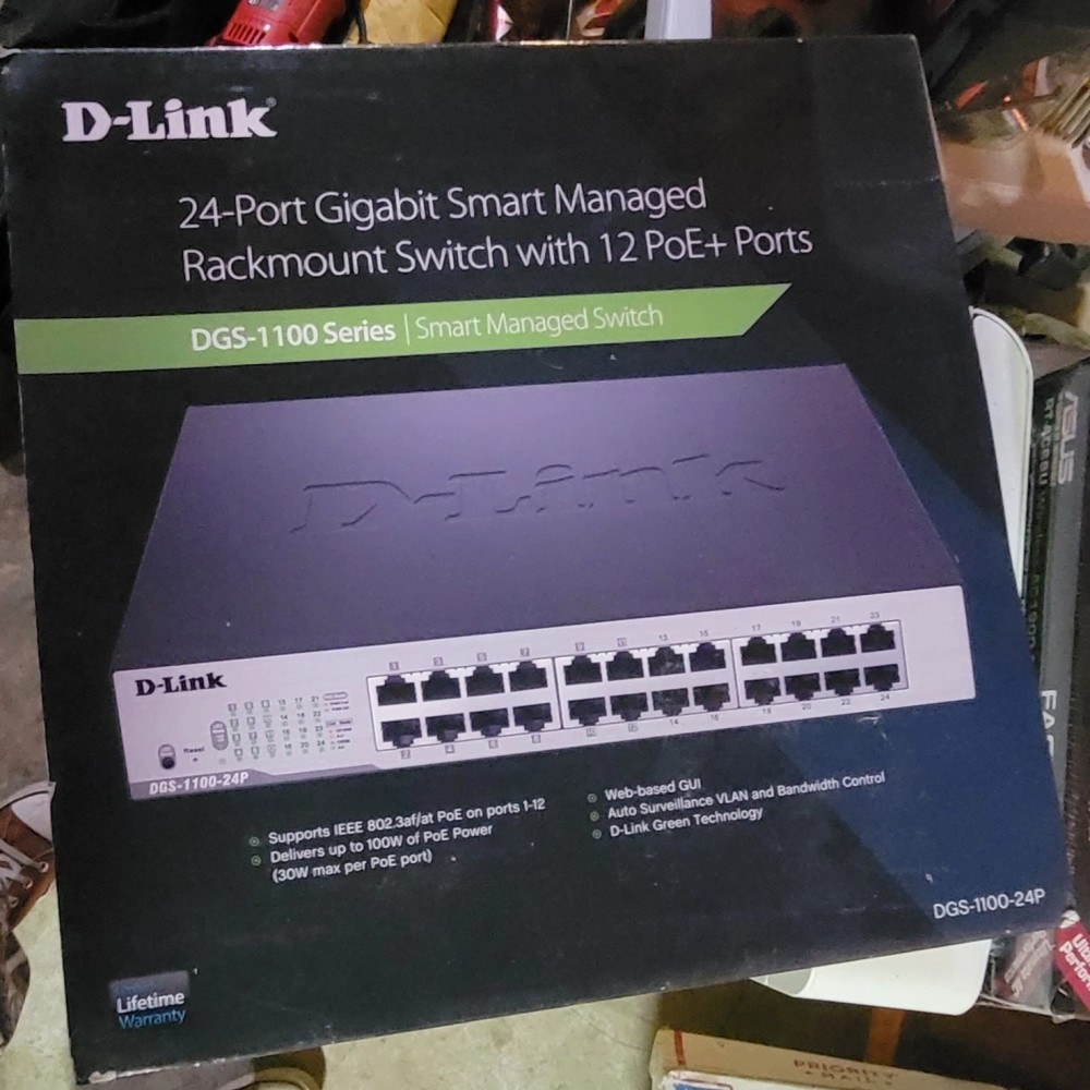 D-Link Switch 26-port Smart+ Managed Gigabit (DGS-1210-26)