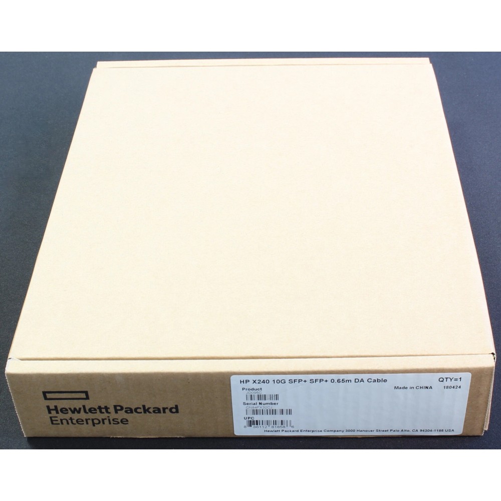 HPE X240 10G SFP+ SFP+ 0.65m DAC JD095C