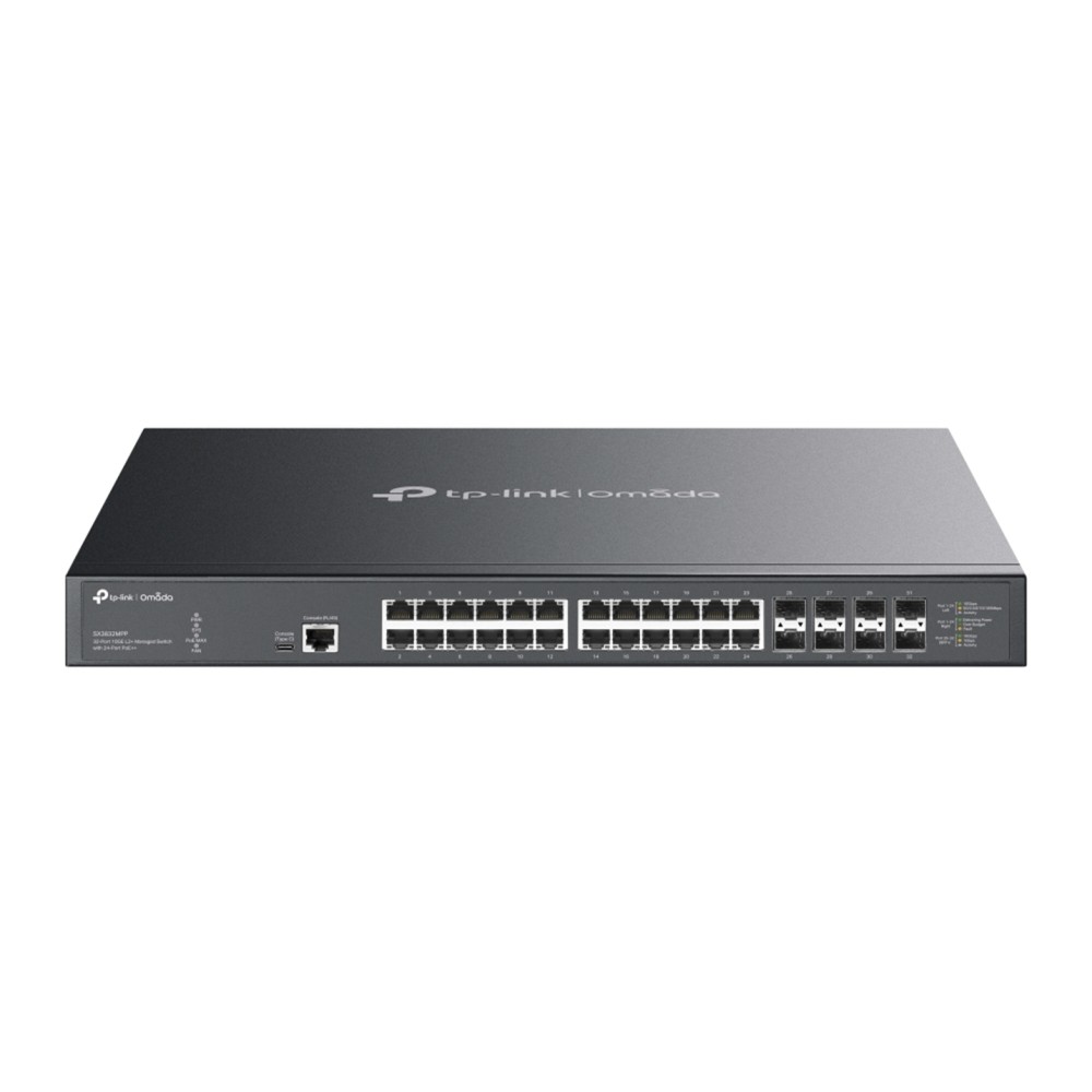 Omada 32-Port 10GE L2+ Managed Switch with 24-Port PoE++