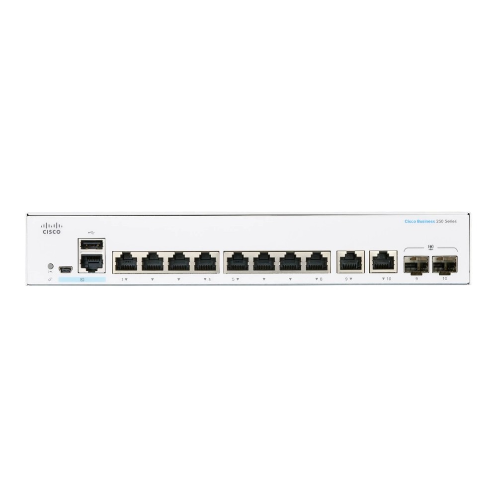SWITCH CISCO-D CBS250-8T-E-2G-EU