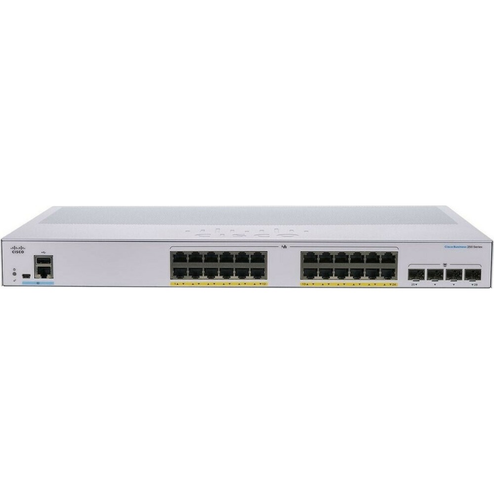 SWITCH CISCO-D CBS250-24FP-4X-EU