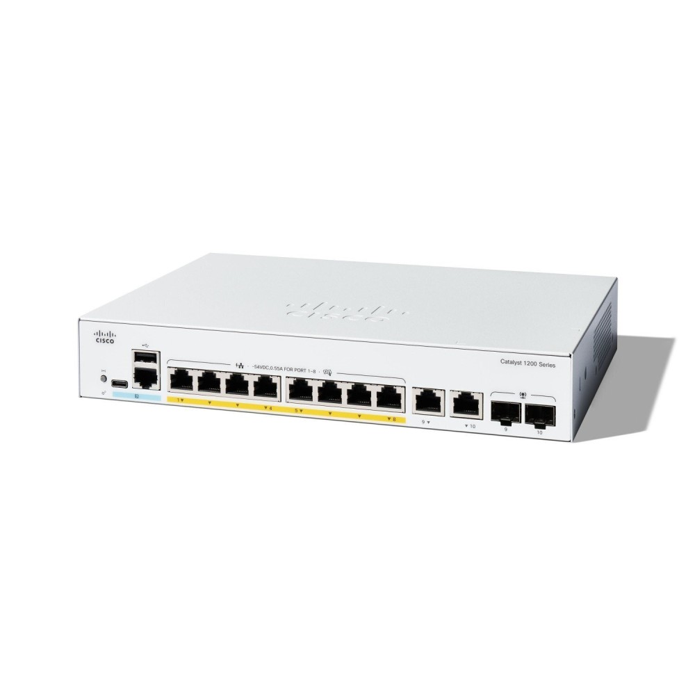 SWITCH CISCO-D C1200-8FP-2G