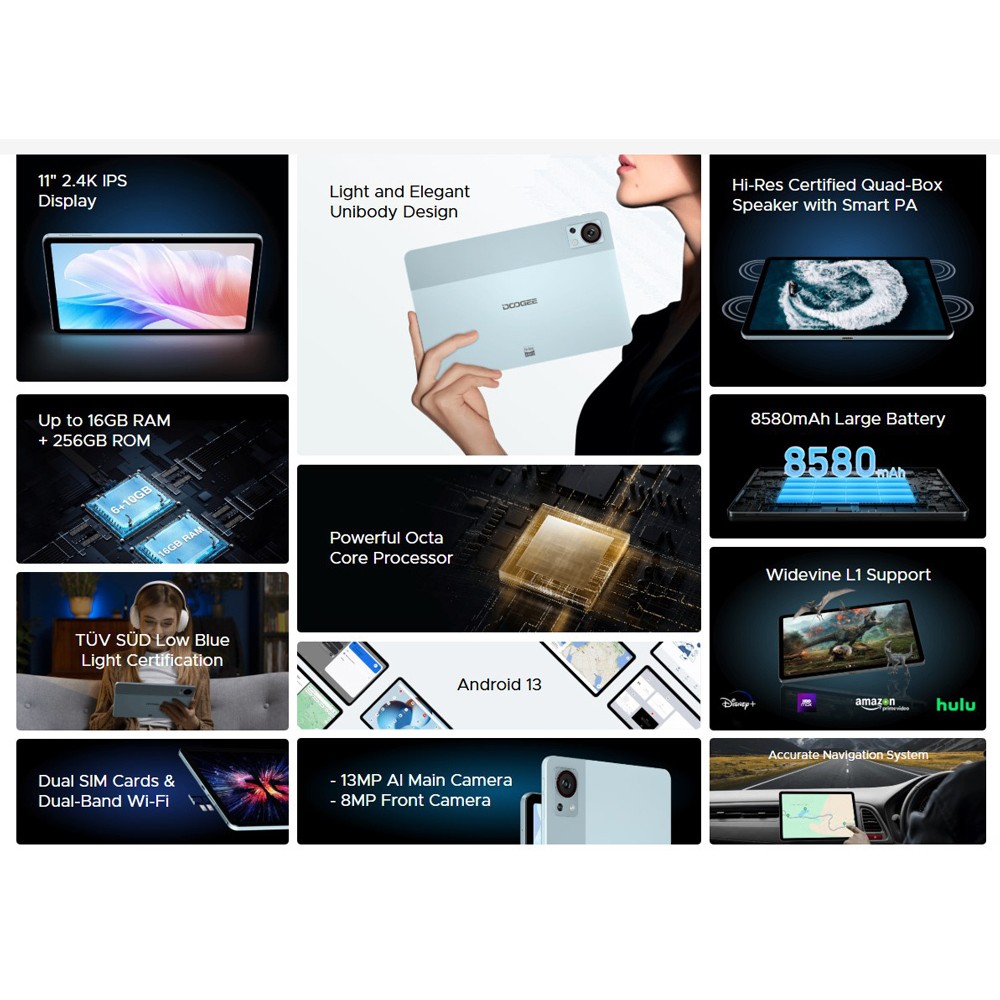 DOOGEE tablet T30S, 11