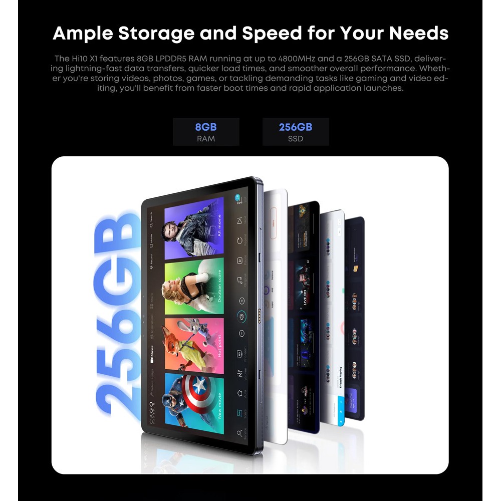 CHUWI tablet Hi10 X1 με πληκτρολόγιο, 10.1