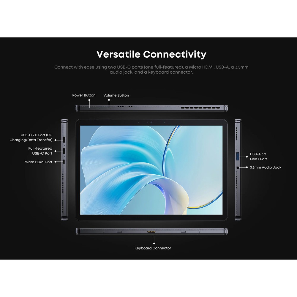 CHUWI tablet Hi10 X1 με πληκτρολόγιο, 10.1