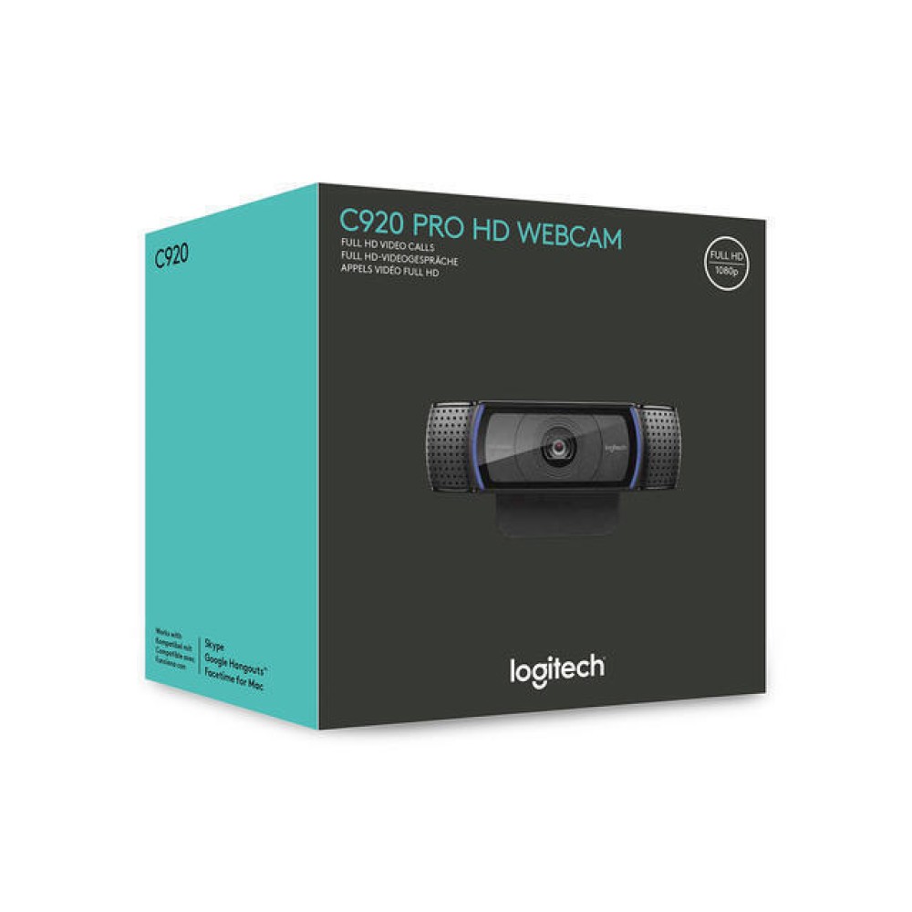 Logitech C920 Webcam (Black,HD) (LOGC920)